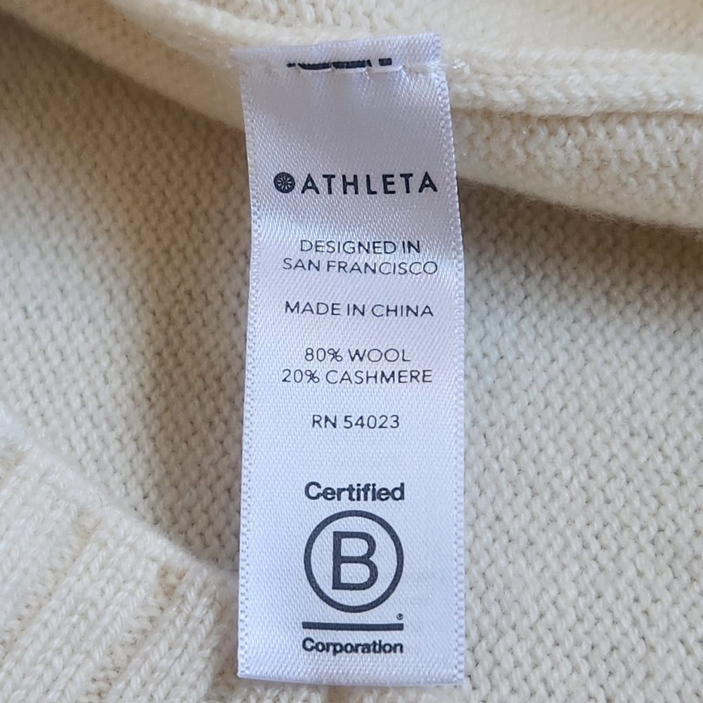NWOT Vital V V-Neck Wool/Cashmere Tunic XS - Picture 9 of 15